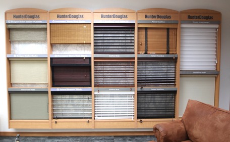 Display of window coverings and blinds in McLarens Carpet One